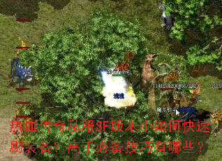 热血传奇私服SF版本中如何快速刷装备?高手必备技巧有哪些? 热血传奇私服SF版本中如何快速刷装备?高手必备技巧有哪些?