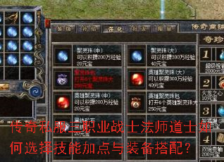 ����˽����ְҵսʿ��ʦ��ʿ���ѡ���ܼӵ���װ�����䣿