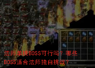 ��ʦ����BOSS��������ЩBOSS�ʺϷ�ʦ������ս��