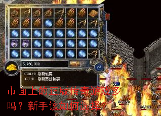 市面上的正版传奇游戏多吗?新手该如何选择? 市面上的正版传奇游戏多吗?新手该如何选择?