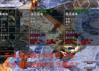 无忧魔龙教主伴生BOSS有哪些独特技能和打法要点? 无忧魔龙教主伴生BOSS有哪些独特技能和打法要点?