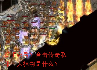 新手必看?合击传奇私服三大神物是什么? 新手必看?合击传奇私服三大神物是什么?